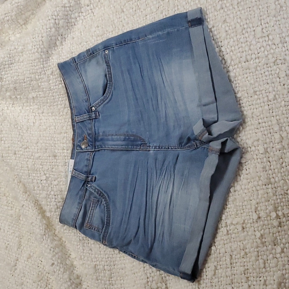 Blue Miami High Rise Shorts